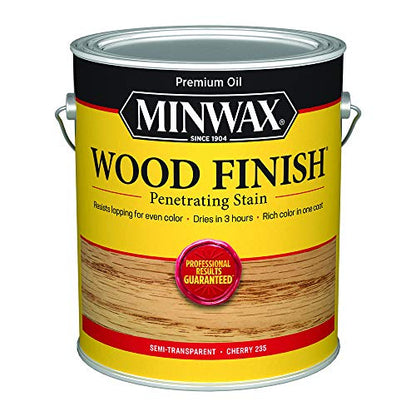 Minwax 710790000 Wood Finish 250 VOC Compliant, Cherry Stain, Gallon - color: 250 VOC Cherry, size: 1 Gallon
