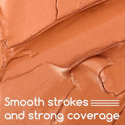 MEEDEN Metallic Copper Acrylic Paint: 1L /33.8oz Copper Paint Gloss Finish - color: Copper, size: 33.8 Fl Oz (Pack of 1)