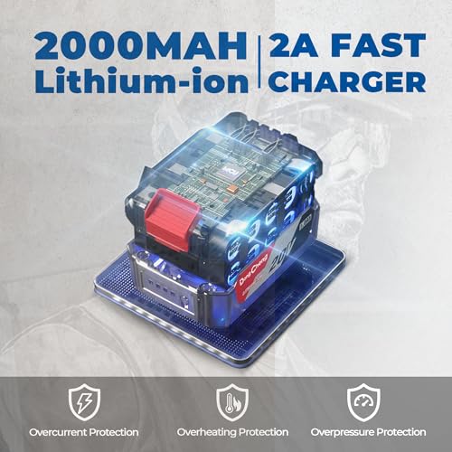 Dong Cheng 20V Brushless Impact Driver,1460 in-lbs(1X2.0Ah)