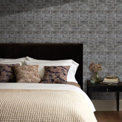 Commomy Faux Brick 3D Wall Panels Peel and Stick - 10 pcs 11.8" x 11.8" - color: Brick-PPP