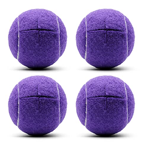 Precut Tennis Balls for Walker and Furniture Legs - color: Purple, size: 4 Pack