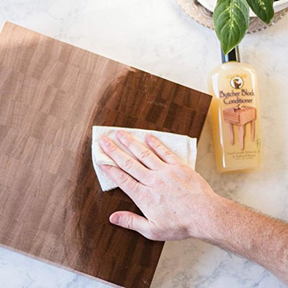 HOWARD Butcher Block Conditioner and Cutting Board Oil, Food Grade Conditioner and Oil, Great for Wooden Bowls and Utensils, Re hydrate your Cutting Blocks, 12 Fl Oz (Pack of 1)