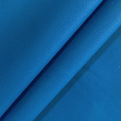 Blue Soft Faux Leather Fabric 0.5mm Pleather Marine Vinyl Fabric for Home Furniture Upholstery Sofa, Car Seat, Sewing Crafts, DIY Handicrafts, 100x160cm - color: Blue