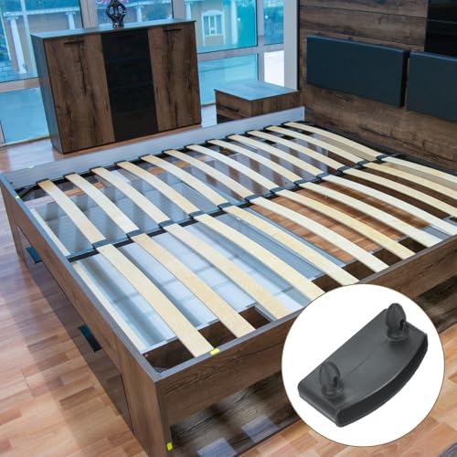 uxcell 12 Pcs 50mm x 9mm Plastic Bed Slat End Caps, Bed Slat Cover Gray - color: Grey, size: 50mm x 9mm