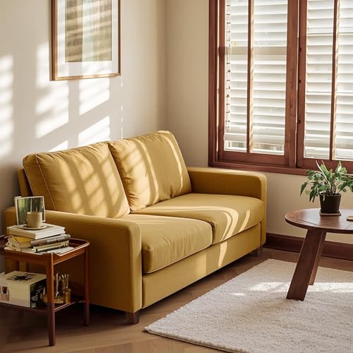 Wood Furniture Legs 3 inch Sofa Legs Pack of 4 Square Couch Legs Brown Mid-Century Modern Replacement Legs for Armchair Recliner Coffee Table Dresser - size: 3 inch (4pcs) Standard (With hanger bolt)