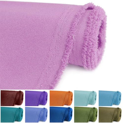 BECHAEO Waterproof Upholstery Canvas Fabric by the Yard, Pink - color: Pink, size: 1 Yard 58" x 36" (Pre-cut)