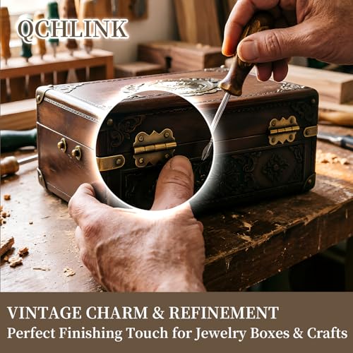 80 PCS Small Antique Bronze Butterfly Hinges, Retro Vintage Style Mini Hinges with Screws for Cabinet Crafts, Wooden Jewelry Box, Gift Box, DIY Projects (1 x 1.2in)