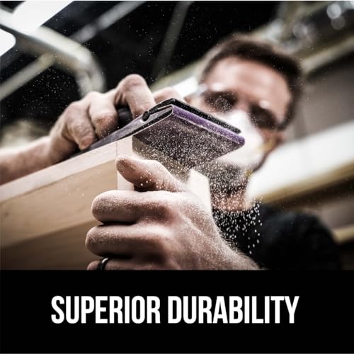 3M Pro Grade Precision Sanding Sheets with No-Slip Grip, 9 x 11 in, 320 Grit, 10-Pack (SHR320-PGP-10T) - style: 320 Grit, 10 Sheets, 9" x 11"