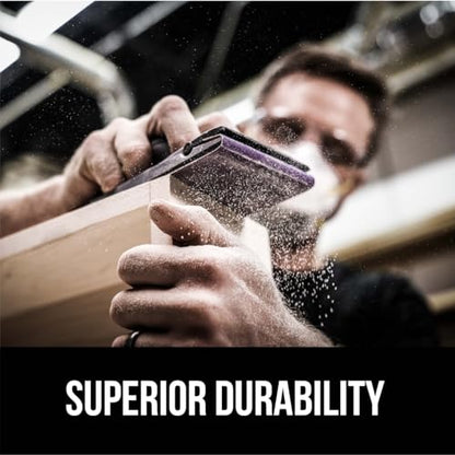 3M Pro Grade Precision Sanding Sheets with No-Slip Grip, 9 x 11 in, 320 Grit, 10-Pack (SHR320-PGP-10T) - style: 320 Grit, 10 Sheets, 9" x 11"