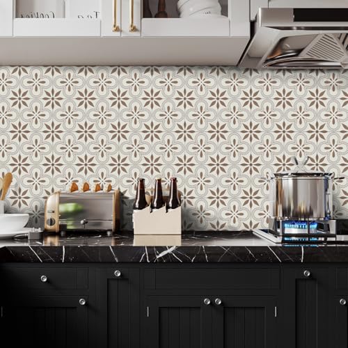 VICCI Wall Tile Stickers 5.9x5.9 inch, 24Pcs - color: Art-228, size: 5.9x5.9IN*24PCS