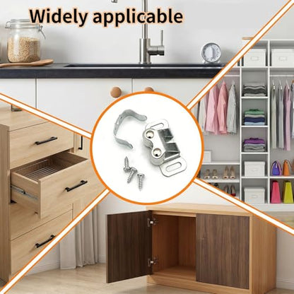 10 Pack Double Roller Cabinet Door Catches for RV Mobile Home Cabinets