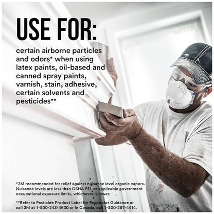 3M Paint Odor Valved Respirator (8577PA1-B-PS)
