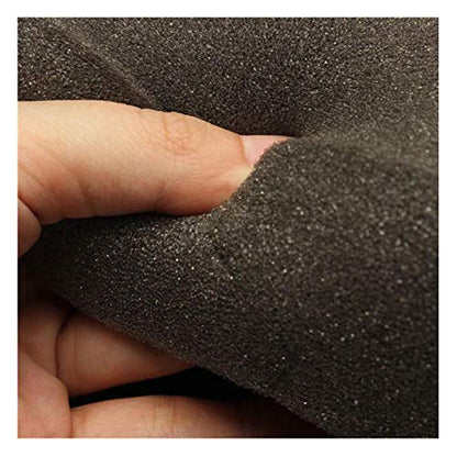 AKTRADING CO. 2" H X 24" W X 72" L CertiPUR-US Certified Rubber Foam Sheet Cushion (Seat Replacement, Upholstery Sheet, Foam Padding, Acoustic Foam Sheet) - size: 2" H X 24" W X 72" L