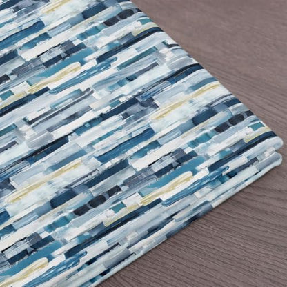 Ombre Fabric By The Yard, Gradient Upholstery Fabric, Stripe Abstract Wood - color: Multi 14, size: 3 Yards