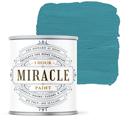 AMY HOWARD AT HOME - One Hour Miracle Paint - Water-Based Enamel - Scrubbable Eggshell Finish - All In One - No Stripping, Sanding, Priming, or Sealing - 32 OZ - Aston Manor - color: Aston Manor
