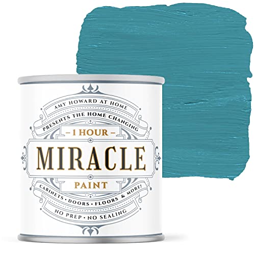AMY HOWARD AT HOME - One Hour Miracle Paint - Water-Based Enamel - Scrubbable Eggshell Finish - All In One - No Stripping, Sanding, Priming, or Sealing - 32 OZ - Aston Manor - color: Aston Manor