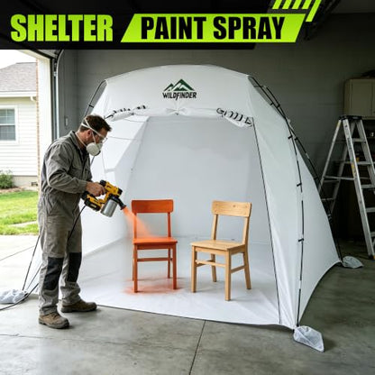WildFinder Portable Paint Booth 10x7x6.3ft, Paint Tent for Spray Painting