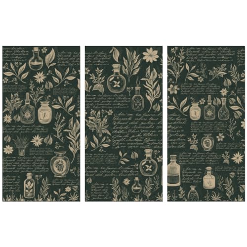 Peacoblue Vintage Herbs Rub On Transfers for Furniture Craft 6"x12" - style: Vintage Herbs