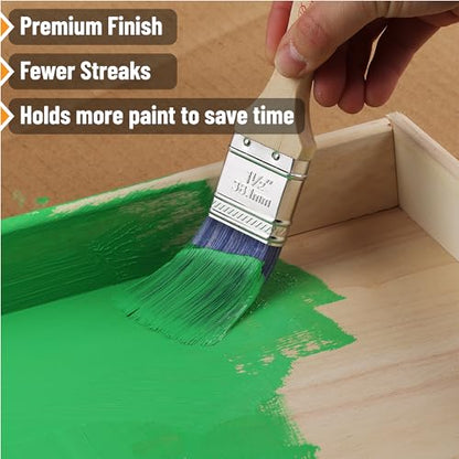 Bates- Paint Brushes, 2.5-Inch, 1 Pack, Angle Brushes - color: Wood Handle Angle, size: 1 Pack, 2.5"