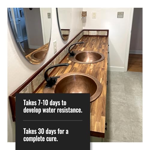 Real Milk Paint, Half and Half, Pure Tung Oil with Pine for Wood Finishing, Cutting Boards, Butcher Blocks, Clay, Stone, and Slate, 1 Gallon - color: Pine, size: 128 Ounce (Pack of 1)