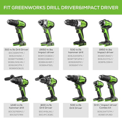 Greenworks 30 Piece Impact Rated Driving Set - size: Tool Only(30-Piece Accessories)