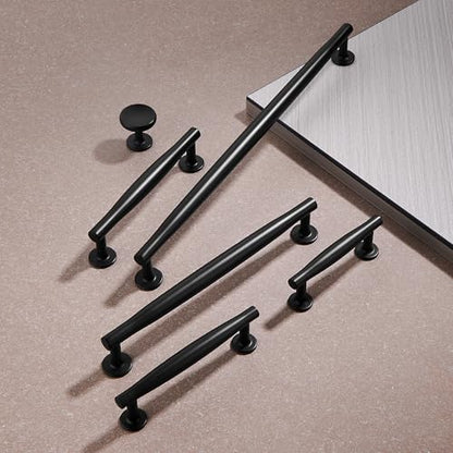 SAILING 10 Pack Cabinet Handles-3"/76mm Matte Black Cabinet Pulls for Kitchen Bathroom Living Room Bedroom Modern Drawer Handles - color: Matte Black, size: 3"(76mm) Hole Center-10Pcs