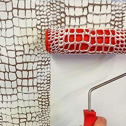 7'' Texture Roller, Classic Brick Pattern Embossed Paint Roller
