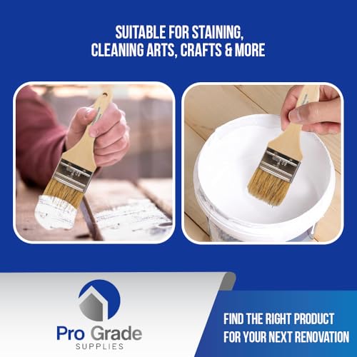 Pro Grade Chip Brushes, Disposable Paint Brushes, Assorted Sizes, 24 Piece - size: 24Pc. Var.