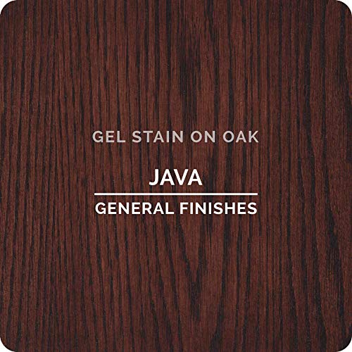 General Finishes Oil Base Gel Stain, 1/2 Pint, Java - color: Java, size: 1 Half-Pint