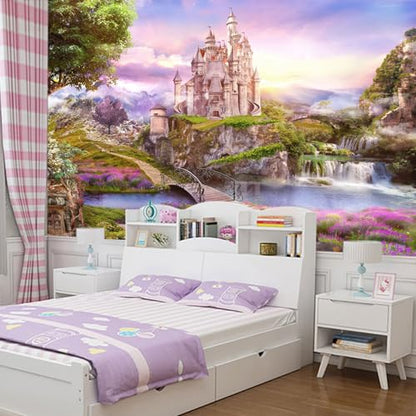 Children's Room Castle Peel-and-Stick Wall Mural-58 x80 - color: Zzsl-04, size: 58"x80"