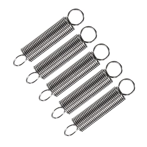 METALLIXITY Extension Spring (0.8x8x30mm/0.04"x0.32"x1.19") 5Pcs, 304 Stainless Steel Tension Spring Wire - for Home Repair Construction Machinery - size: 0.04"x0.32"x1.19"