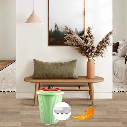 Mini Adhesive Wheels for Appliances & Plastic Drawers, 360° Hidden Casters - color: White