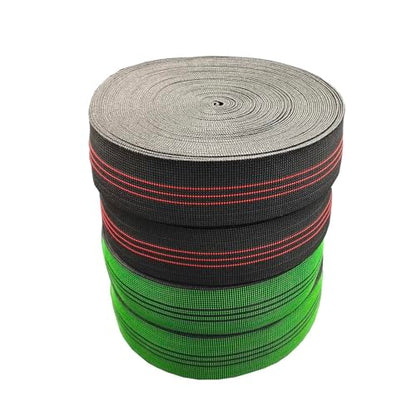 40ft Sofa Elastic Webbing Elasbelt Stretch Latex Band Furniture Repair DIY Upholstery Modification Elasbelt Chair Couch Material Replacement (Red 5cm 12m) - color: Red 5cm 12m