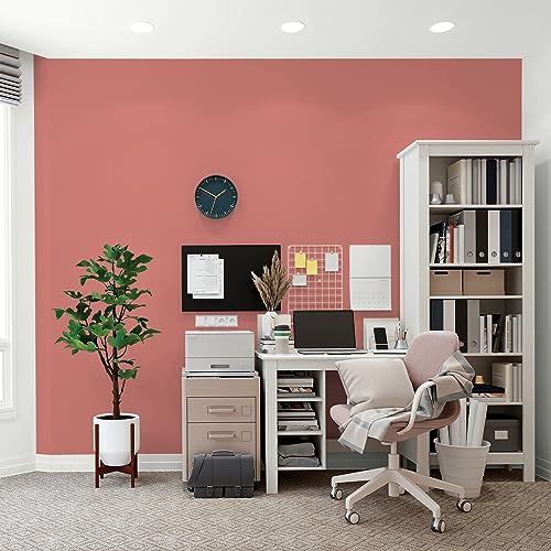 Glidden Total Interior Wall Paint & Primer All-in-One, Chili Pepper/Pink, Flat, 1 Gallon - color: Chili Pepper