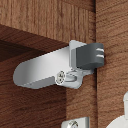Onemake 2 Pack Soft Close Motion Damper, Smooth Slow Closing, Cabinet Buffer Adapter, Replacement Hardware, Hidden Concealed Mechanism for Overlay Hinges/Face Frame/Frameless/Compact Hinges, 35N