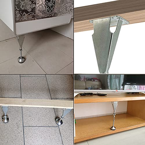 3 Pack Adjustable Height Center Support Leg for Bed Frame - color: 3pcs(7.2-14.8inch)
