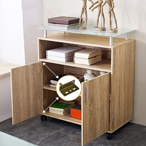 Aifeier ET 2 Sets Pivot Hinges Bronze Heavy Duty Concealed Shaft - color: Bronze