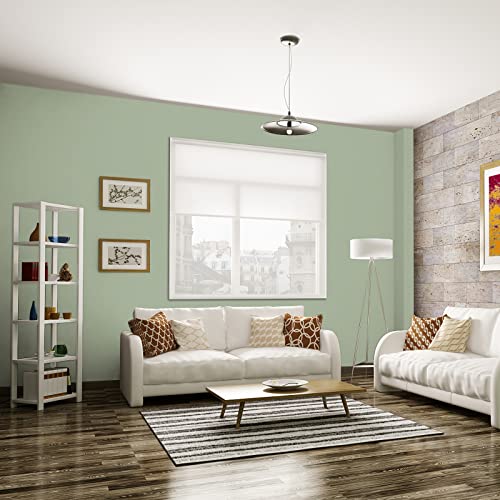Sage Green Wallpaper Stick and Peel Green Contact Paper Removable Wallpaper - color: Sage Green, size: 17.7" x 118"