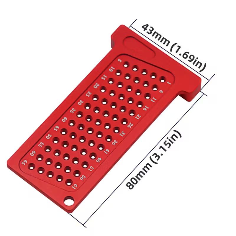 Precision T-Ruler Compact Aluminum Alloy Dual Metric and Inch Marking Gauge for Woodworking, Cabinet Layout and Drill Marking, Inch - color: Inch