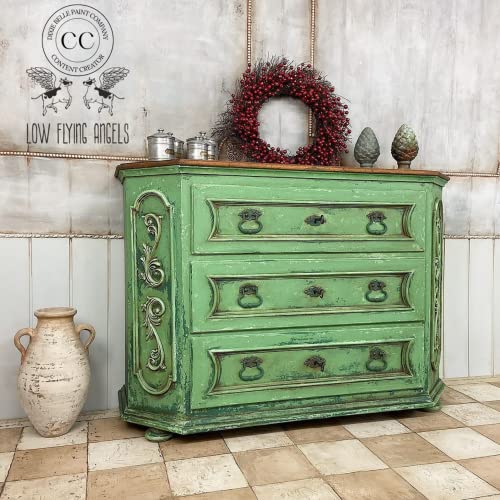 Dixie Belle Paint Company Terra Clay Paint - Malachite (4oz) - color: Malachite, size: 4 Fl Oz (Pack of 1)