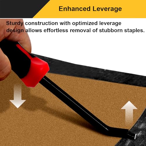 Staple Remover,Heavy Duty Staple Remover,Upholstery Stapler Puller Lifter Tool for Carpet,Wood,Hardwood Floors,Construction,Furniture