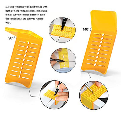 Pro Vinyl Wraps Applicator Tool Kit Window Tint Film Car Wrapping Tools