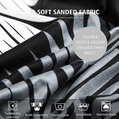 Gute 4Packs Chair Seat Covers,Stretch Printed Chair Covers Washable (Black) - color: Black Leaves, size: Pack-4