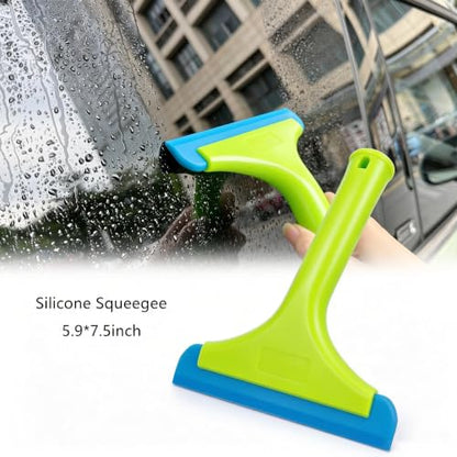 Vehicle Wrap Kit Heat Gun for Vinyl Wrap Window Film Decal, Car Paint Protection Film Kit Tinting Tools with Film Knife, Plastic Squeegee, 500ml Empty Spray Bottle - color: with heat gun