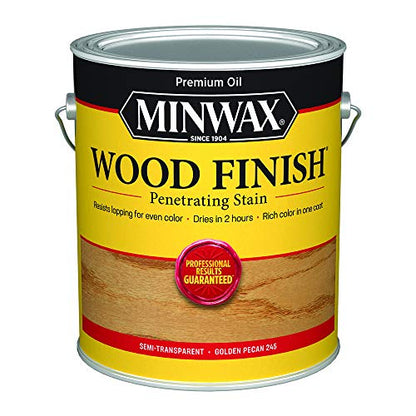 Minwax Wood Finish, Golden Pecan, 1 Gallon - color: Golden Pecan, size: 1 Gallon