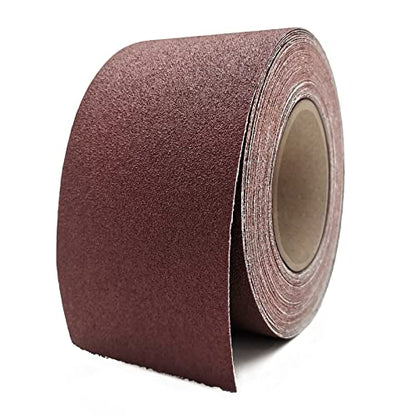 150 Grit Sandpaper Roll, 3 Inch x 49 Feet Emery Cloth Roll Aluminum Oxide Abrasive Paper Roll Continuous Sandpaper for Metalworking, Woodworker, Furniture Repair, Sanding Automotive Plumbing - size: 150 Grit