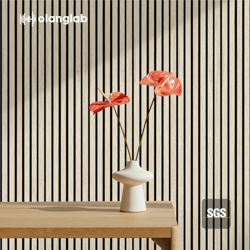 Olanglab Wood Panels for Wall 4Pack 94.5"x12.6" Rustic Oak - color: Rustic Oak