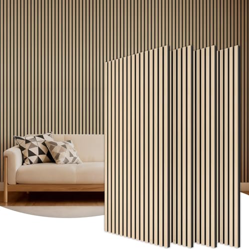 TONOR Wood Wall Panels for Interior Wall Decor-4 Pack 47.2" x 23.6" - color: Oak, size: 4 PCS