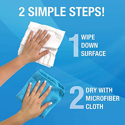 MiracleWipes for Wood Surfaces, Remove Dirt and Grime Buildup, Clean, Protect, and Polish Cabinets, Furniture, and Wood Floors, Great for Kitchen and Bathroom Cleaning Support - 30 Count - size: 30 Count (Pack of 1)