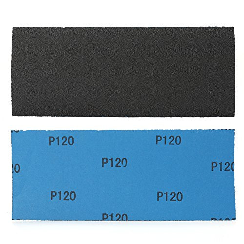 LotFancy 120 Grit Sandpaper, 45PCS, 9 x 3.6 Dry Wet Sand Paper, Silicon Carbide Sanding Sheet for Metal Automotive Wood Furniture Sanding, Polishing, Finishing - size: 120Grit